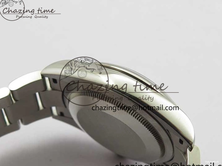 Blue 36mm Perpetual Dial Edition BP Best Bracelet 126000 Dark Oyster on SS 0412